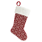 General Supply Goods + Co Holiday Stocking - 18" -18" tall stocking made with soft printed fleece