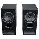 Edifier R20BT BT Multipoint Connection PC Speaker System with Built-in Sound Card and Ambient Light - Black-Equipped with Bluetooth 6.0, this speaker ensures seamless audio streaming with a stable connection. Bluetooth multipoint functionality allows two devices to stay connected at once, enabling effortless source switching