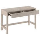 Hudson&Canal Fern 48" Desk - Alder White-Features easy assembly