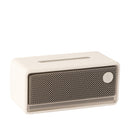 Edifier ES60 Ambient Light Portable Bluetooth Speaker - Ivory-Features an oval mid-low driver (53mm x 93mm, frontward), dual 22mm tweeters (frontward and backward), and an oval passive bass radiator (backward) for deep, punchy bass.