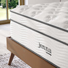 Modway - Jenna 14 po Ressorts et mousse Matelas Queen-Bobines enveloppées individuellement de 9,84 po