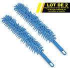 Gritt Commercial - Brosse flexible de 22 po avec manche en microfibre et chenille - Lot de 2-Les fibres en microfibre de qualité supérieure capturent davantage de poussière grâce à leur plus grande surface