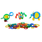 edxeducation - Ensemble de galets arc-en-ciel imbriqués - Ensemble de 96-Parfait pour améliorer la motricité fine, stimuler les conceptions créatives et développer les capacités de résolution de problèmes