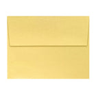 JAM Paper A2 Metallic Invitation Envelopes - 4.4" x 5.8" - Stardream Gold - 25 Pack-Size: A2 (4.4" x 5.8"inches)