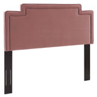Modway Transfix Performance Velvet King/California King Headboard - Dusty Rose-King/California King Headboard