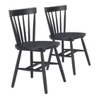 Zuo Tyce Dining Chair - Black - Set of 2-Assembly required