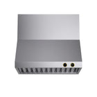 KUCHT KRH360-GL-C 36" 900 CFM Wall Mounted Range Hood with Digital Controls - Stainless Steel/Gold-New digital controls allow you to choose the right speed and light
