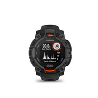 Garmin Instinct 3 Smartwatch - 45 mm - Solar - Black With Black Band-Solar Charging - Get unlimited battery life in smartwatch mode with solar charging.