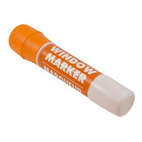 JAM Paper Team Spirit Window Markers - Washable Ink for Car/Home Windows - Orange-Orange Window Marker