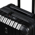 CHAMPS Element  3-Piece Expandable Hardside Luggage Set - Black-Top and side grip handles