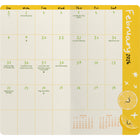 DateWorks 2026-2027 Monthly Pocket Planner - 3.5" x 6.5" - Laura Jane - English-Durable SOFT TOUCH cover material with rounded corners