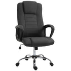 Vinsetto High Back Adjustable Office Chair with Wheels-Take a break and stretch out with a tilt function