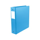 Staples Economy 2" 3-Ring Round Ring Binder - Light Blue-Storage binder