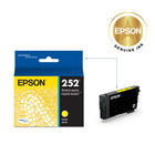 Epson 252 Ink Cartridge - Standard Capacity - Yellow-Worry-free handling - smudge, fade and water resistant prints 
