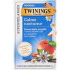 Twinings of London Superblends Nightly Calm Tea - 18 Pack-Passionflower, apple, camomile, cinnamon, apple flavour naturally fortified, cardamom, cloves, vanilla flavour naturally fortified