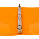 JAM Paper - Classeur en plastique de 1 -3 cm - orange - 3 anneaux-Les larges panneaux avant et arrière recouvrent entièrement les intercalaires et protège-pages standard. Nos classeurs à 3 anneaux métalliques sont dotés de deux boutons pour une ouverture et une fermeture faciles, ainsi que d'une pochette pratique sur le rabat intérieur.