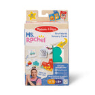 Ms. Rachel First Words Sensory Cards Set - 6 Pack-OFFICIAL MS. RACHEL TOYS: Play along with popular educator Ms. Rachel and help littles connect verbal, visual, and sensory cues to individual words with 30 colorful, double-sided cards featuring first words, fun illustrations, and touchable textures