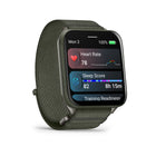 Garmin Venu X1 - Moss with Titanium Caseback and Moss ComfortFit Nylon Band -PERFORMANCE AND TRAINING FEATURES - Advanced performance features such as training readiness help you know when it’s time to push your workout or take a recovery day. Track your performance progress with features that include endurance score, training status and hill score — and see how your body is adapting to your training load, so you know if you’re training productively