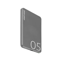 LOGiiX Piston Power 5000 mAh Banque d'alimentation en aluminium - Gris graphite-Banque d'alimentation de 5 000 mAh ultra fine et élégante en aluminium avec alimentation USB