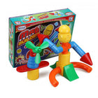 Popular Playthings Mag Builder Magnetic Building Set - 20 Pieces-Large coloured magnetic blocks for young builders