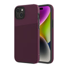 AXS PROTech Plus Dual-Layered Anti-Shock Sleek Case for Apple iPhone 15 Plus - Sangria-Drop resistant up to 10 feet