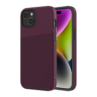 AXS PROTech Plus Dual-Layered Anti-Shock Sleek Case for Apple iPhone 15 Plus - Sangria-Drop resistant up to 10 feet