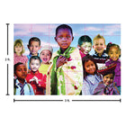 MOJO We Are the World Floor Puzzle-Extra-large puzzle pieces made of high-quality, thick cardboard are perfect for little hands