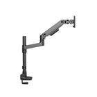 Amer Mounts HYDRA Elite Single Monitor Arm for 17"-49" Screen - Black-Detachable VESA Plate Design: enables quick installation