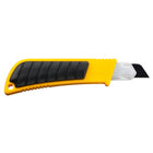 OLFA - Couteau utilitaire robuste classique de 18mm L-2 avec insertion en caoutchouc - Paquet de 2-Lame sécable noire robuste et ultra-tranchante