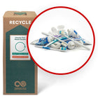 TerraCycle Oral Care Waste and Packaging - Zero Waste Box - Large-Recycle any brand of used and empty oral care waste. This includes toothpaste tubes and caps, toothbrushes, toothbrush and toothpaste tube outer packaging, and floss containers.