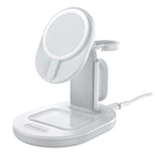 OtterBox - Station de charge de 7,5 W 3-en-1 avec MagSafe - Blanc-Design élégant optimisé pour la maison et le bureau avec une finition premium et résistante aux empreintes digitales