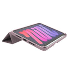 JCPal DuraPro Case with Pencil Holder for 2024 & 2021 iPad mini - Pink-Built-in Apple Pencil holder