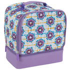 Merangue Dual Compartment Insulated Lunch Bag - Tie Dye-Insulated bag with top handle straps