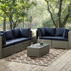 Modway Cerelia Moroccan Trellis Indoor/Outdoor Area Rug - 5 ft W x 8 ft L - Light/Dark Beige-Tight Low Pile Weave