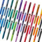 Paper Mate InkJoy Retractable Gel Pens - Medium Point - 0.7 mm - Candy Pop Colours - Set of 4-4 pens in medium point (0.7mm)