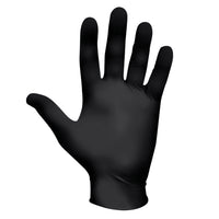 SHOWA EBT Sustainable 4 mil Nitrile Food Contact Single Use Gloves - Black - Medium - 100 Pack-4 mil low modulus black nitrile