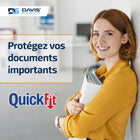 QuickFit Anneaux en D Pin-Lock, 6 po, à déclencheur unique, verrouillables, prévenant l'écartement - Blanc-Fabriqué au Canada