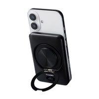 Kopplen 15W Thin Magnetic Power Bank with Foldable Stand-Its 5000mAh battery is perfect for a full recharge of most smartphones, while the ability to charge two devices simultaneously (wireless + USB-C) makes it versatile for everyday use