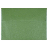 JAM Paper 4Bar A1 Metallic Invitation Envelopes - 3.58" x 5.18" - Fairway Green Stardream - 25 Pack-Colour: Fairway Green Stardream
