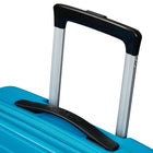 American Tourister 19" Rejoy Carry-on Luggage - 360-Degree Spinner - Azure Blue-Meets most Carry-On* requirements.*Carry-On size and weight allowances vary by airline