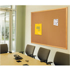 Quartet - Tableau d'affichage standard en liège avec cadre en chêne, tan - 24 po L x 18 po H-Orientation : horizontale ou verticale