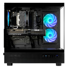 TECHNOID Glass Gaming PC - Ryzen 7 5700 - RTX 5070 Ti - 32 GB RAM - 1 TB SSD - Windows 11 Home-Four rear USB 3.2 Gen 1 Type-A, one rear USB 3.2 Gen 1 Type-C, two rear USB 2.0 Type-A, two front USB 3.2 Gen 1 Type-A, one front USB 3.2 Gen 1 Type-C