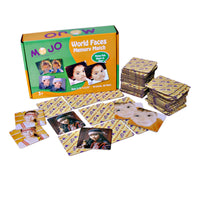 MOJO World Faces Memory Cards-Identify similarities and differences of children around the world as they play this matching game.