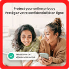 McAfee Total Protection Antivirus&Internet Security- 5 Devices (Windows/Mac/Android/iOS/ChromeOS)-1-Year Subscription with Auto-Renewal [Digital Download]-Protect your online privacy with our unlimited VPN, ensuring your personal data and activities remain secure, especially when using public Wi-Fi.