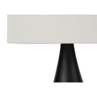 Monarch Specialties 18" H Contemporary Table Lamp - Black Metal / Ivory / Cream Shade - Set Of 2-Minor assembly is required with illustrated instructions included. confidently designed using durable materials, these lamps are backed with 2-year limited warranty against manufacturer's defects for your satisfaction