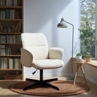 Chaise de Bureau en Tissu à Hauteur Réglable avec Accoudoir – Beige Homy Casa-Utilisation Polyvalente : Idéale pour les bureaux à domicile, les salles d'étude et même les espaces de vie, cette chaise est parfaite pour les activités de travail et de loisir.

