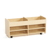 Mitybilt Coastal Shelf Mobile Storage - 48" L x 18" D x 21.5" H -0.75” plywood construction