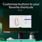 Logitech Signature M650 Wireless Mouse - Rose-Less noise, more focus: Whether working at the office or at home, Logitech Signature M650 is a quiet mouse, allowing you to enjoy 90 percent less click noise with SilentTouch technology