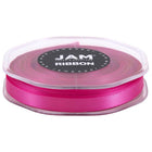 JAM Paper Double Faced Satin Ribbon - 3/8" W x 25 yd. - Shocking Pink-Quantity: Roll Sold Individually