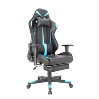 TygerClaw Fabric Gaming Chair with Lumbar Pillow and Leg Rest-Meticulously crafted with a premium design that prioritizes both comfort and functionality